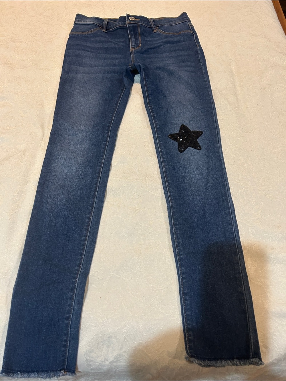 Dark Blue Kids Jeans with Star Patch